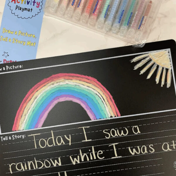 Activity Playmat - Draw a Picture, Pack of 6