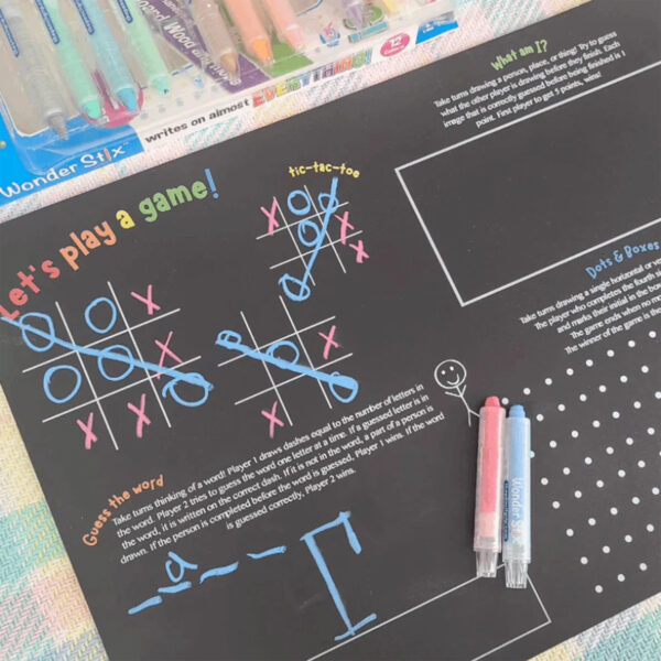 Activity Playmat - Games, Pack of 6