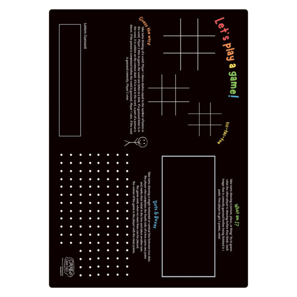 Activity Playmat - Games, Pack of 6