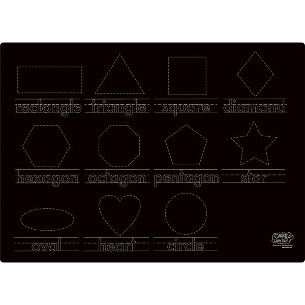 Activity Playmat - Numbers & Shapes (2-Sided), Pack of 6