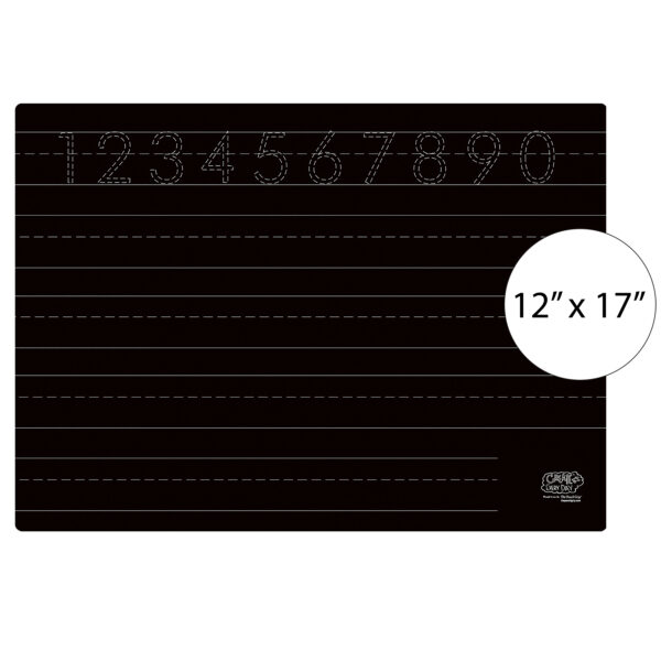 Activity Playmat - Numbers & Shapes (2-Sided), Pack of 6