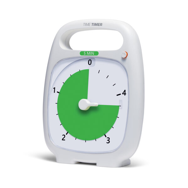 PLUS 5 Minute Timer, White