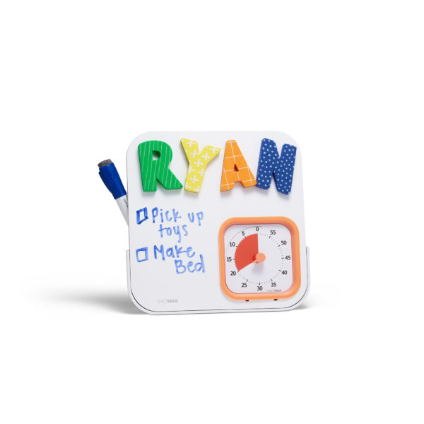 MOD Timer + Magnetic Dry Erase Board - Dreamsicle Orange