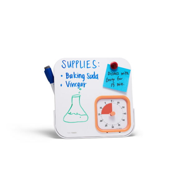 MOD Timer + Magnetic Dry Erase Board - Dreamsicle Orange