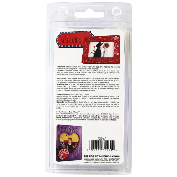 Calligraphy Paint Marker Set, 6 Colors