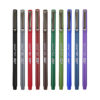 LePen Micro-Fine Point Pen, Dark, 10 Colors