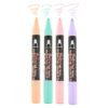 Bistro Chalk Markers, Broad Tip, Blush Pink, Peppermint, Pastel Peach, Pale Violet, 4 Per Pack, 2 Packs