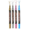 Bistro Chalk Marker Fine Tip Set 4M, Metallic Colors, 4 Per Pack, 2 Packs