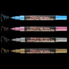 Bistro Chalk Marker Fine Tip Set 4M, Metallic Colors, 4 Per Pack, 2 Packs