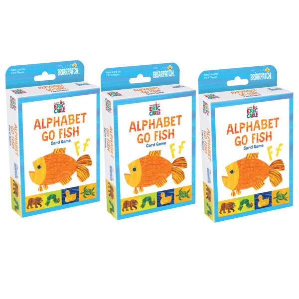 The World of Eric Carle Alphabet Go Fish Card Game, Pack of 3