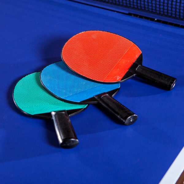Plastic Rubber Face Table Tennis Paddle, Pack of 6