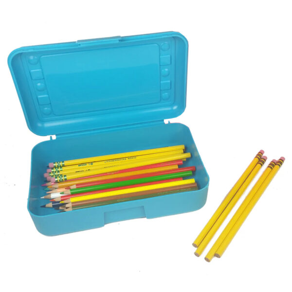 Pencil Box, Turquoise, Pack of 12